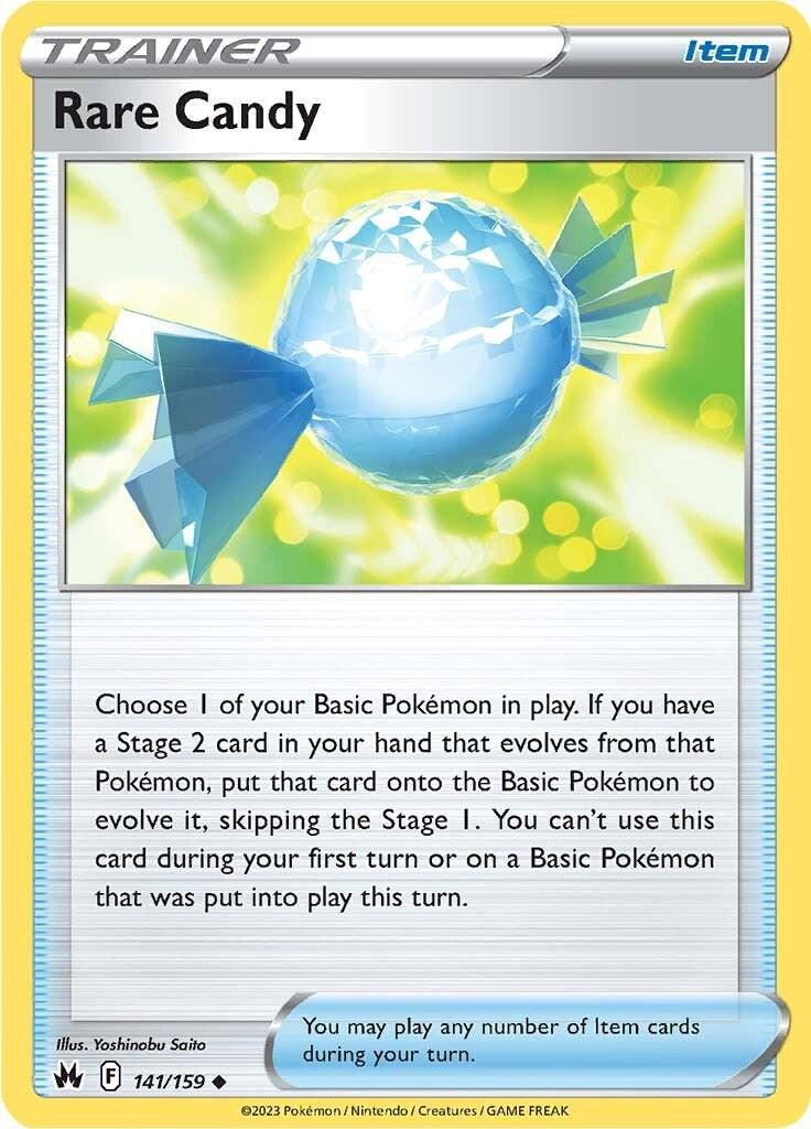 Rare Candy Reverse Holografico - Crown Zenith