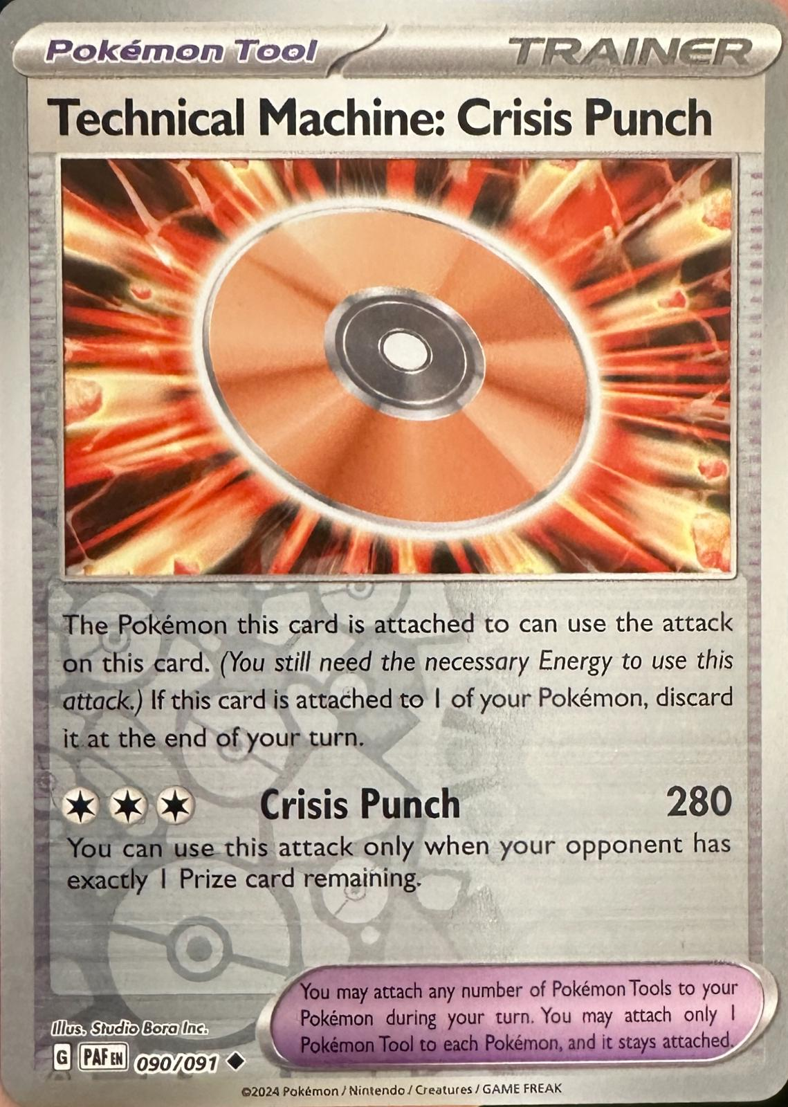 Technical Machine: Crisis Punch Reverse Holografico - Paldean Fates