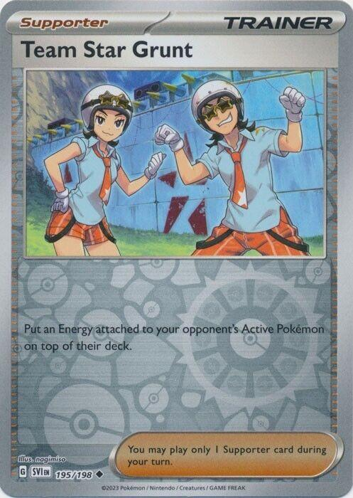 Team Star Grunt Reverse Holografico - Scarlet & Violet Base Set