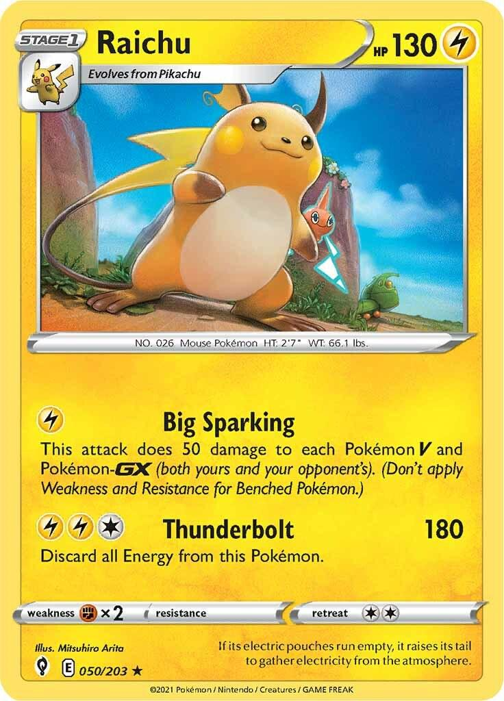 Raichu Holografico - Evolving Skies