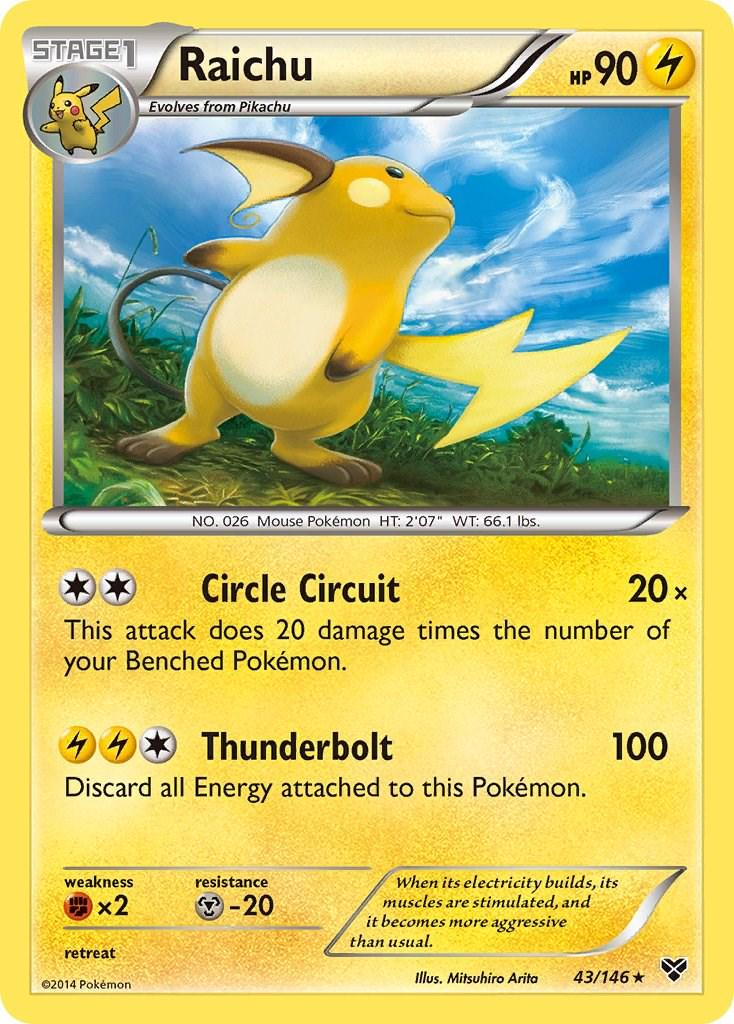 Raichu Holografico - X & Y