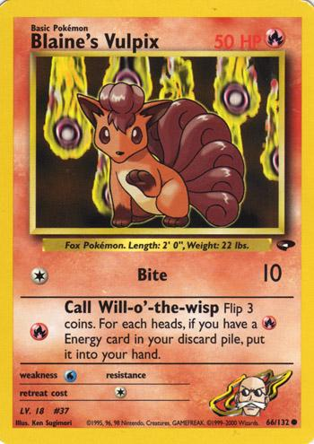 Blaine's Vulpix - Gym Challenge