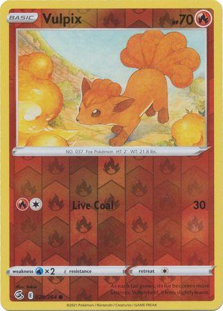 Vulpix 28 Reverse Holografico - Fusion Strike