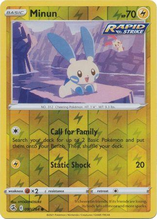 Minun Reverse Holografico - Fusion Strike