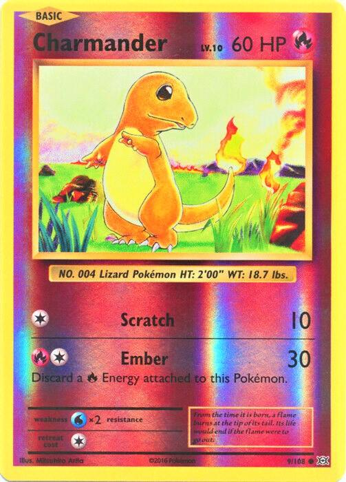 Charmander Reverse Holografico - Evolutions