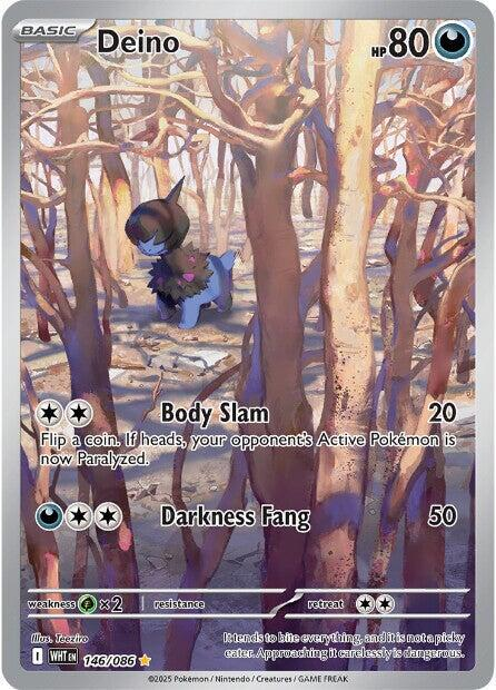 Deino Illustration - White Flare