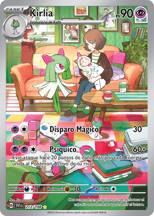 Kirlia Illustration - Escarlata y Purpura