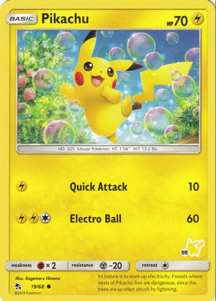 Pikachu #55 Stamped Battle Battle Academy