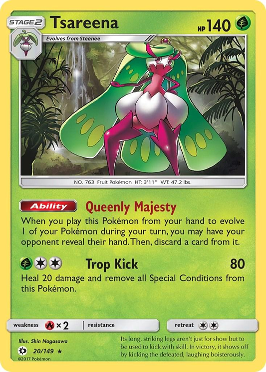 Tsareena Holografico - Sun & Moon Base Set