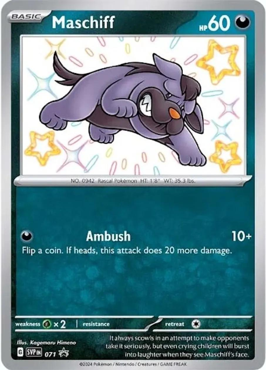 Maschiff Shiny - Scarlet & Violet Promo