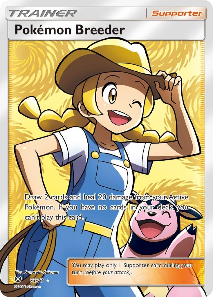 Pokemon Breeder Full Art - Shining Legends