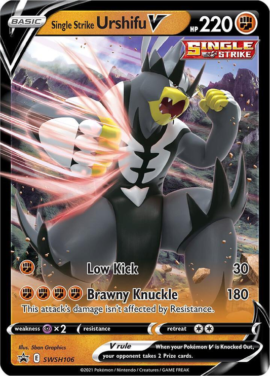 Single Strike Urshifu V - Sword & Shield Promo
