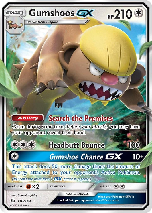 Gumshoos GX (LP) - Sun & Moon Base Set