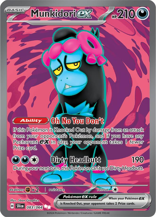 Munkidori EX Full Art - Shrouded Fable