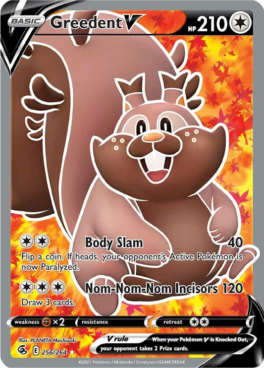 Greedent V Full Art - Fusion Strike