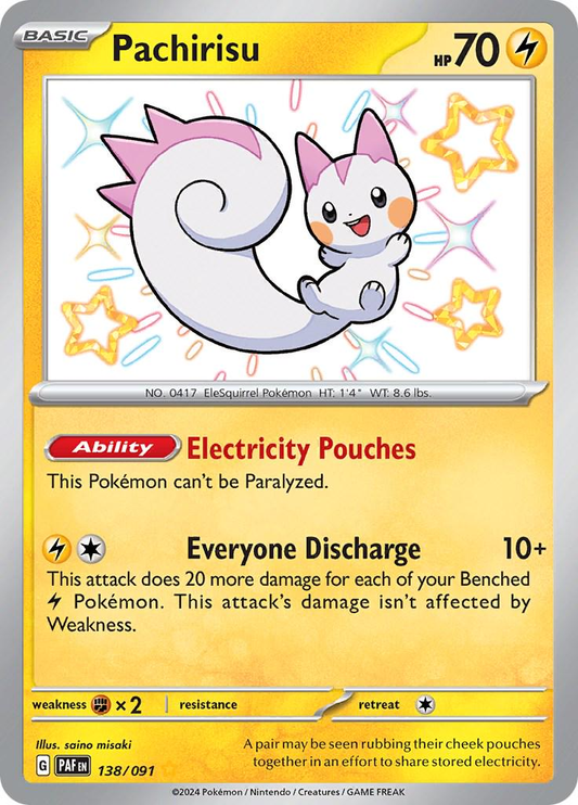Pachirisu Shiny - Paldean Fates