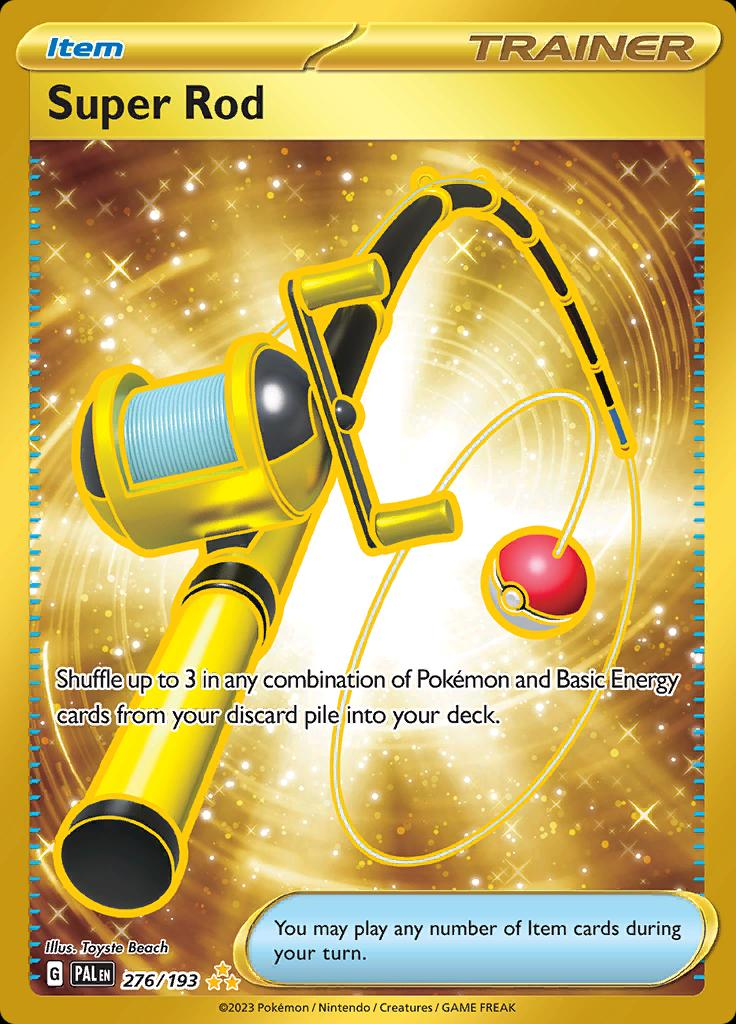 Super Rod Golden - Paldea Evolved