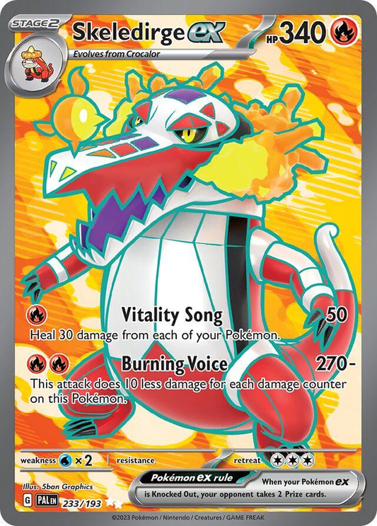 Skeledirge EX Full Art - Paldea Evolved