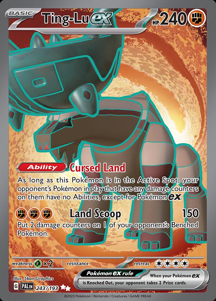 Ting-Lu EX Full Art - Paldea Evolved