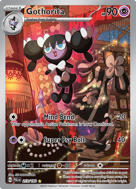 Gothorita Illustration - Paldea Evolved