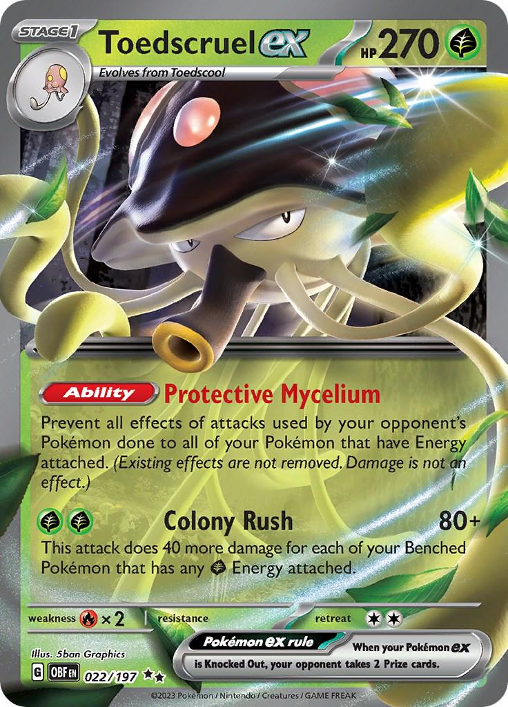 Toedscruel EX - Obsidian Flames