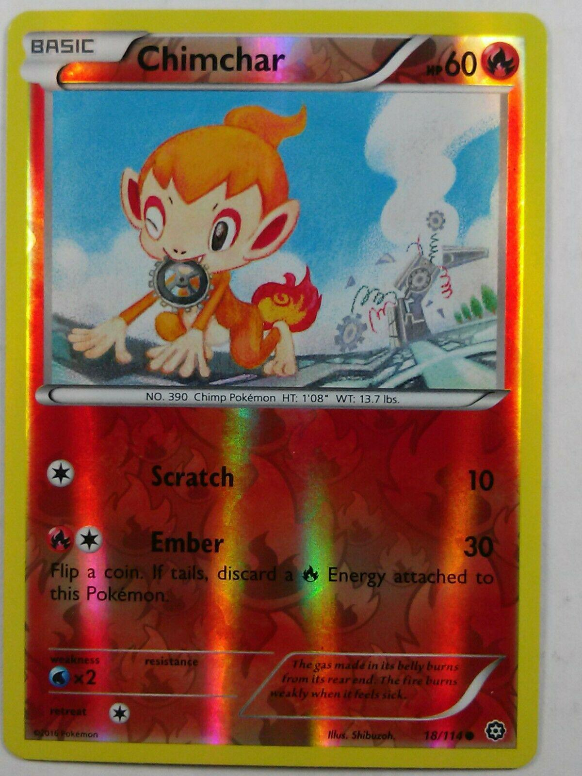 Chimchar Reverse Holografico - Steam Siege