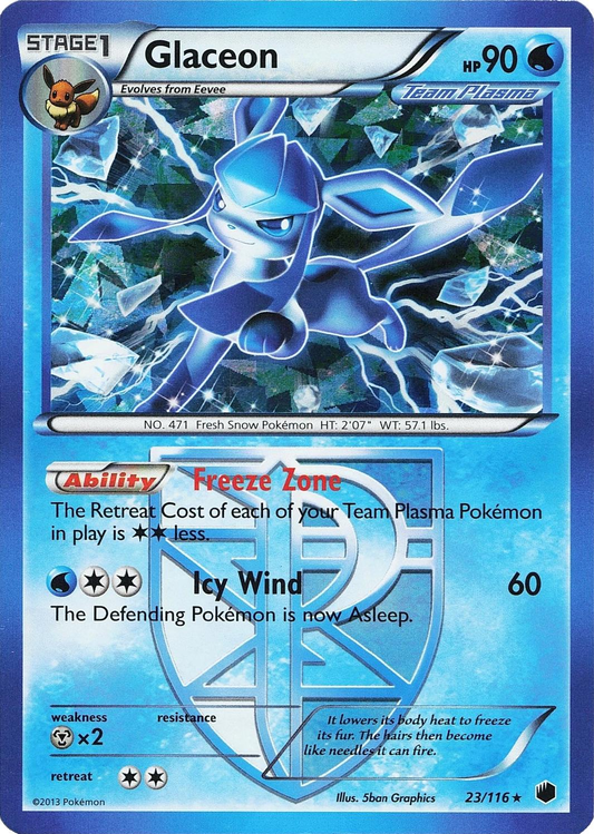 Glaceon Cracked Ice Holografico (MP) - Plasma Freeze