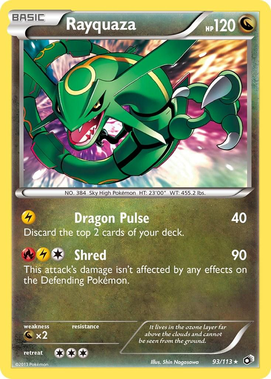Rayquaza Holografico (LP) - Legendary Treasures