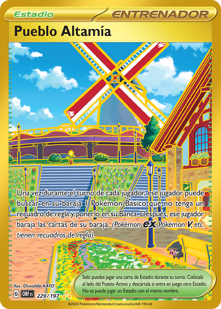 Pueblo Altamía Dorado - Llamas Obsidianas