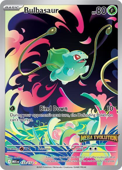 Bulbasaur Illustration (Stamped) - Mega Evolution