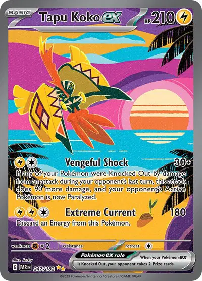 Tapu Koko EX Special Illustration - Paradox Rift