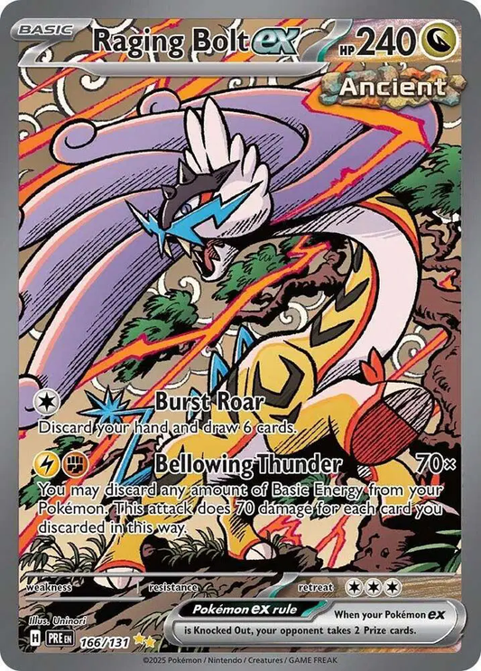 Raging Bolt EX Special Illustration - Prismatic Evolutions
