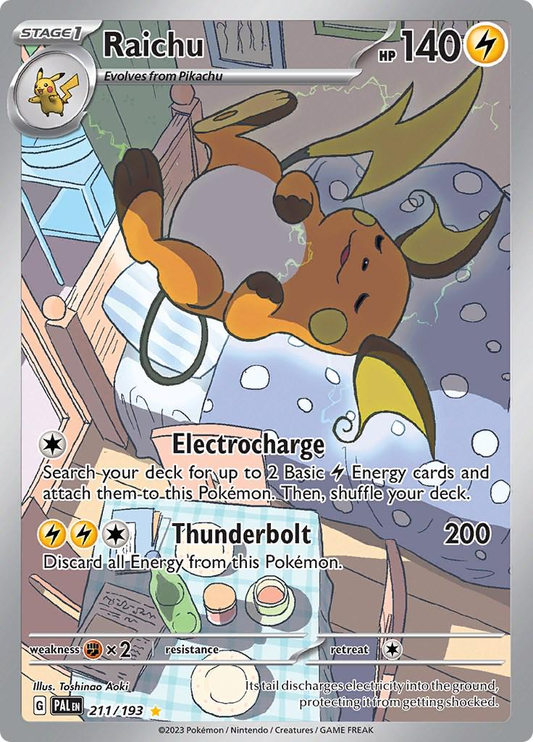 Raichu Illustration - Paldea Evolved