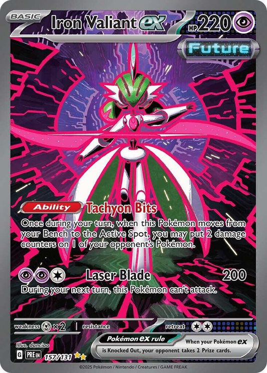 Iron Valiant EX Special Illustration - Prismatic Evolutions