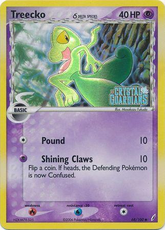 Treecko Reverse Holografico (LP) - Crystal Guardians