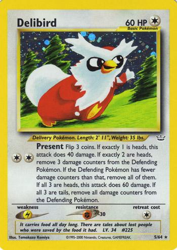 Delibird Holografico - Neo Revelation