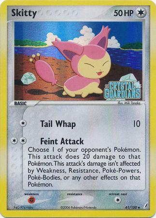 Skitty Reverse Holografico - Crystal Guardians