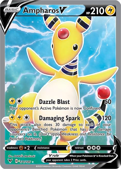 Ampharos V Full Art - Vivid Voltage