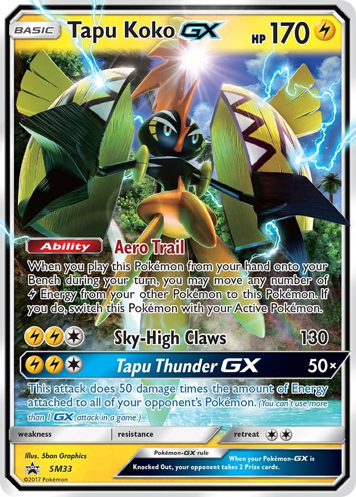 Tapu Koko GX - Sun & Moon Promo