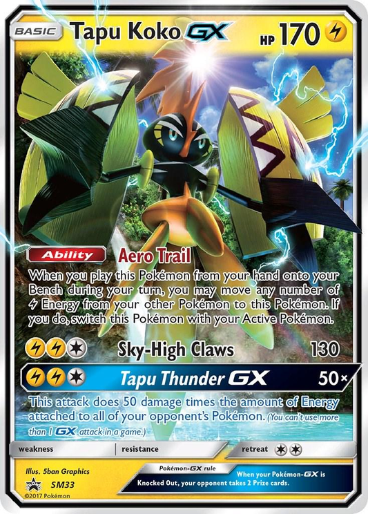 Tapu Koko GX - Sun & Moon Promo