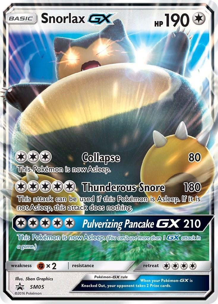 Snorlax GX (LP) - Sun & Moon Promo