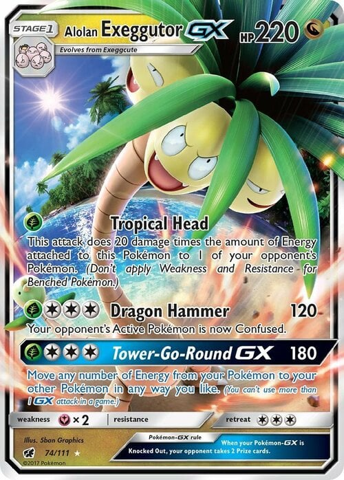 Alolan Exeggutor GX - Crimson Invasion