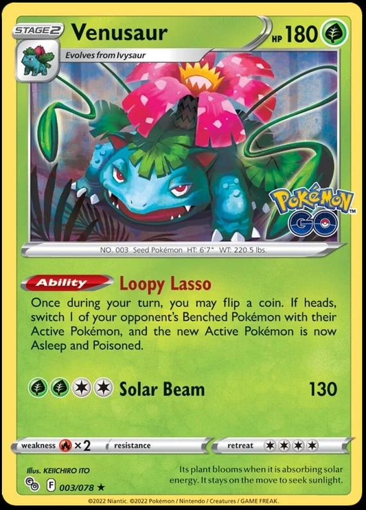 Venusaur Holografico - Pokemon GO