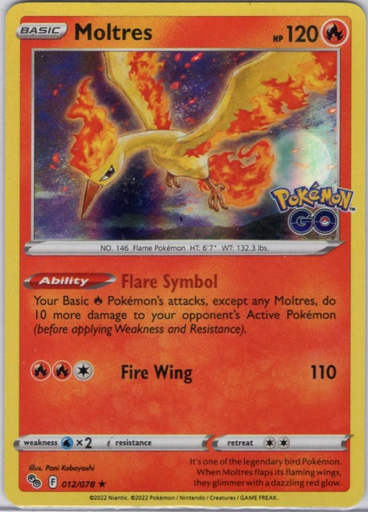 Moltres Holografico - Pokemon GO