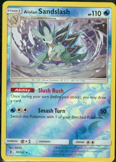 Alolan Sandslash Reverse Holografico - Guardians Rising