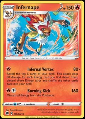 Infernape Holografico - Brilliant Stars