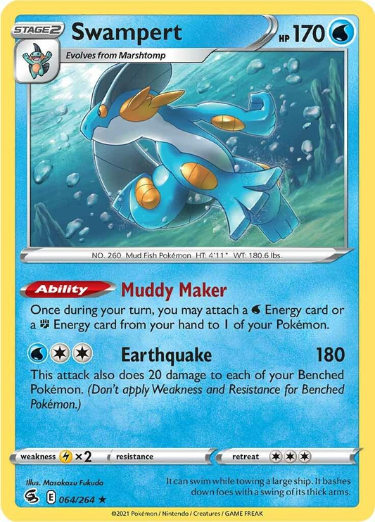 Swampert Holografico - Fusion Strike