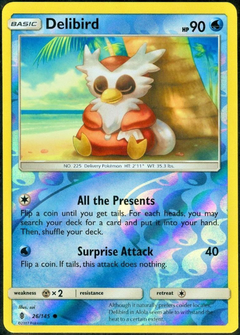 Delibird Reverse Holografico - Guardians Rising