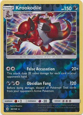 Krookodile Reverse Holografico - Sun & Moon Base Set