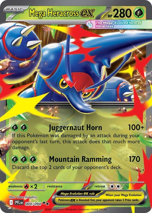 Mega Heracross EX - Phantasmal Flames